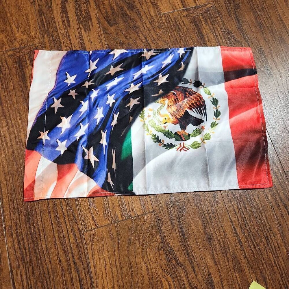 Mexican American flag